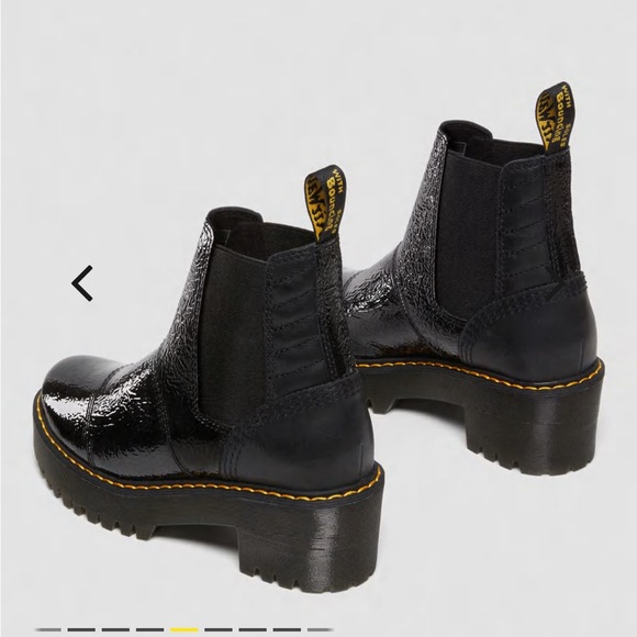 Dr. Martens Rosalie Patent Heeled Chelsea Boots - Picture 4 of 8